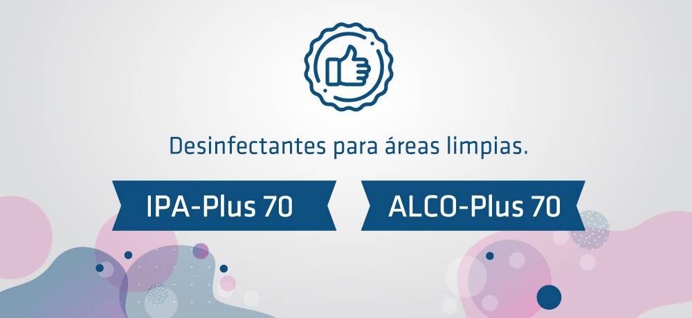 Desinfectantes para áreas limpias.